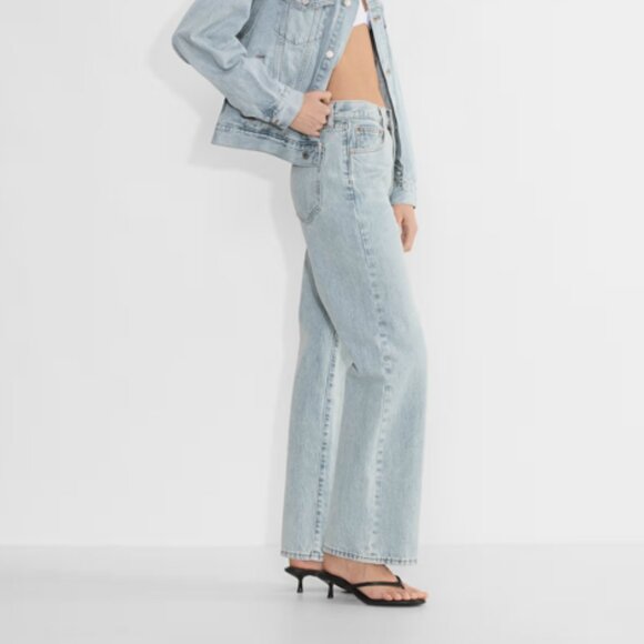 DENIM FORUM The Farrah Hi-rise Wide Jean - Size 24 - Picture 2 of 7